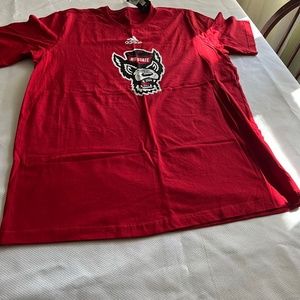 Adidas Mens NC State Wolfpack  T Shirt - Size XLT - NWT